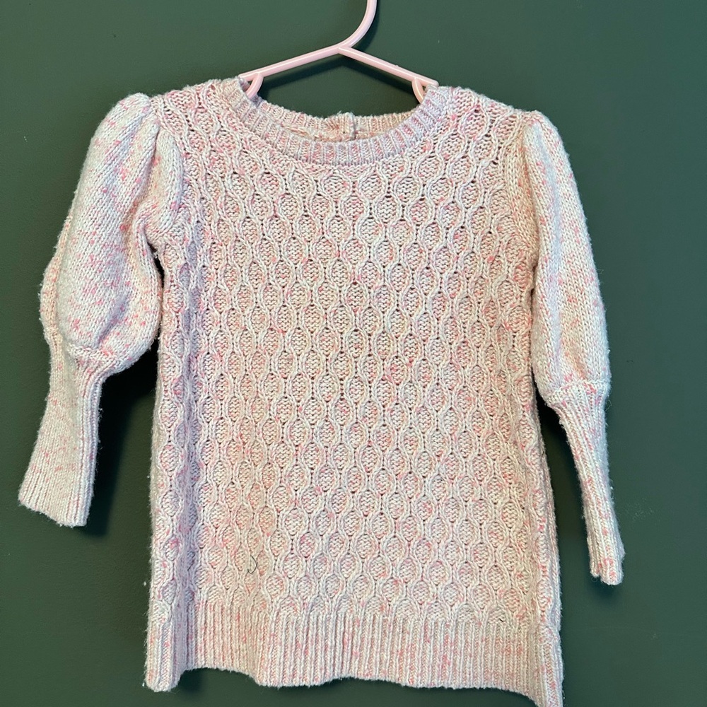 Janie and Jack Pink Knit Sweater 18-24 Months